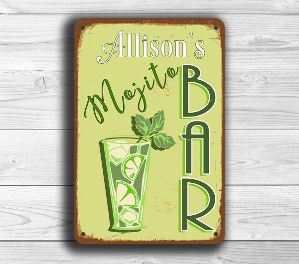 CUSTOM MOJITO BAR Sign CUSTOM MOJITO BAR Sign