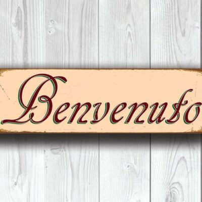 BENVENUTO Sign