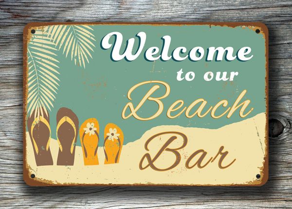 BEACH BAR SIGN