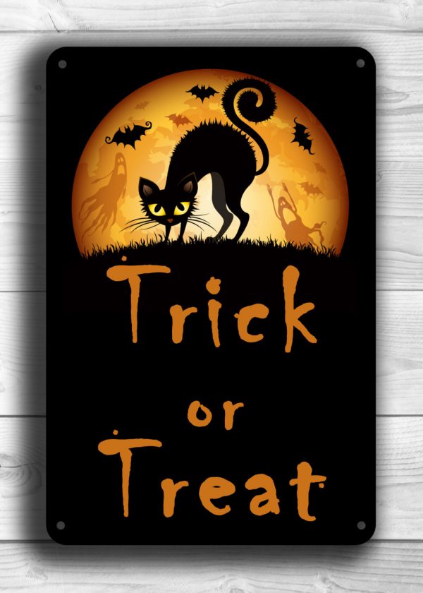 Halloween Trick or Treat Sign