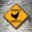 Chicken Crossing Sign