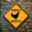 Chicken Crossing Sign
