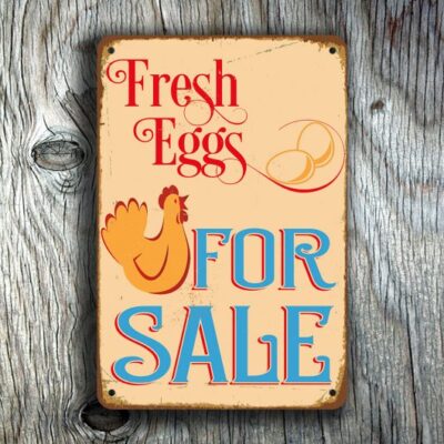 Fresh Eggs Sign