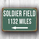 Soldier Field Stadium – Personalized Highway Sign