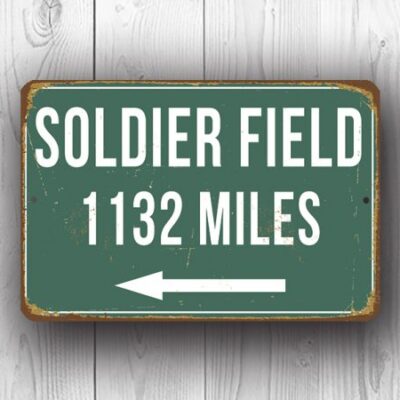 Soldier Field Stadium - Personalized Highway Sign
