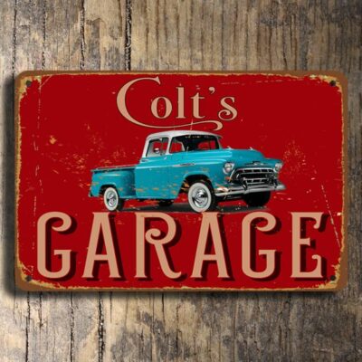 Pick Up Truck Garage Sign