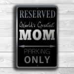 MOM PARKING ONLY Sign