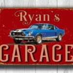 Mustang Garage Sign 4