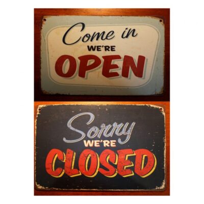 Open Closed Sign