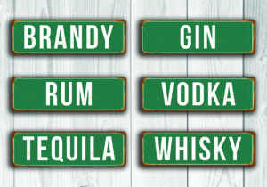 Home Bar Signs