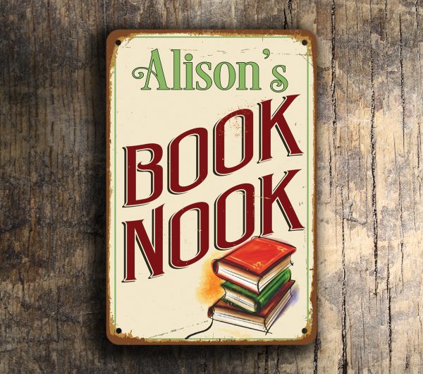 book-nook-sign-personalized-book-nook-classic-metal-signs