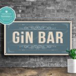 Classic Metal Signs Gin Bar Sign 1