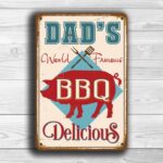 Dads BBQ Sign 1