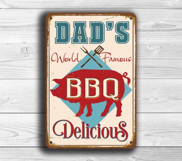 Dads BBQ Sign