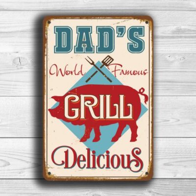 Dads Grill Sign