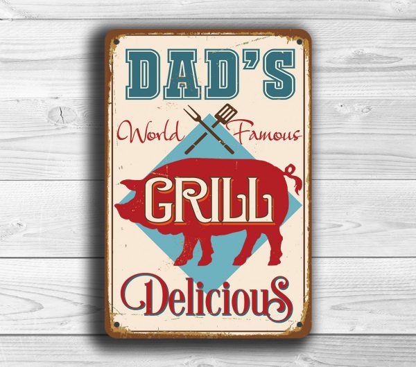 Dads Grill Sign