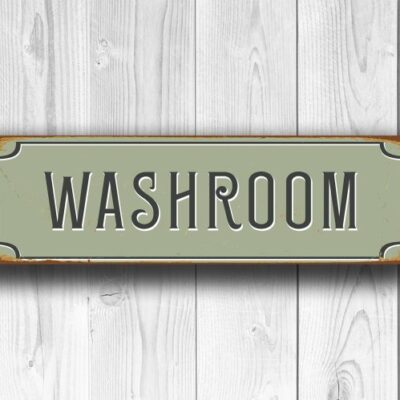 Washroom Sign