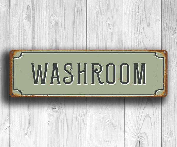 Washroom Sign
