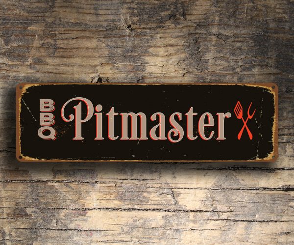 BBQ Pitmaster Sign - BBQ Signs | Classic Metal Signs