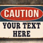 Custom Caution Sign 1
