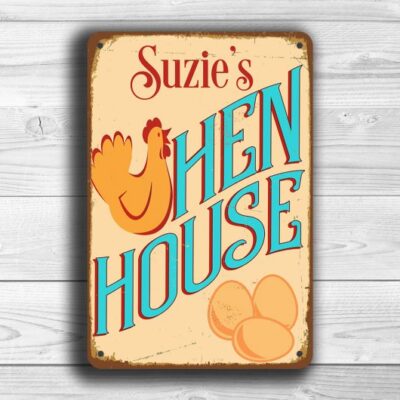 Personalized Hen House Sign