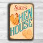 Personalized Hen House Sign