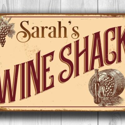 Personalized Wine Shack Sign