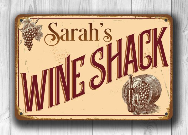 Personalized Wine Shack Sign