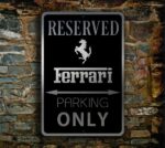 Ferrari Garage Sign