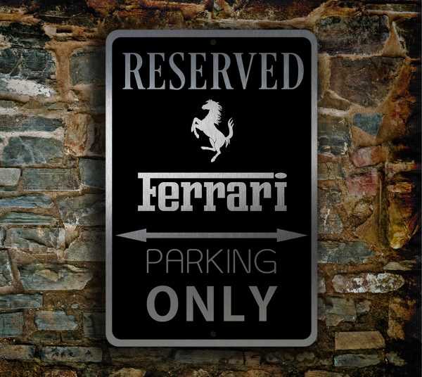 Ferrari Garage Sign