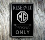 MG Parking Sign