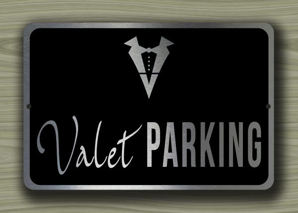 Valet Parking Plaque
