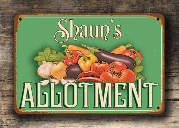Personalized Allotment Sign