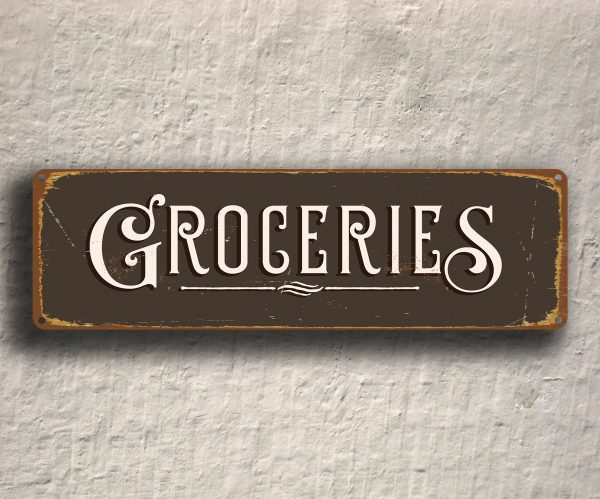 Groceries Sign
