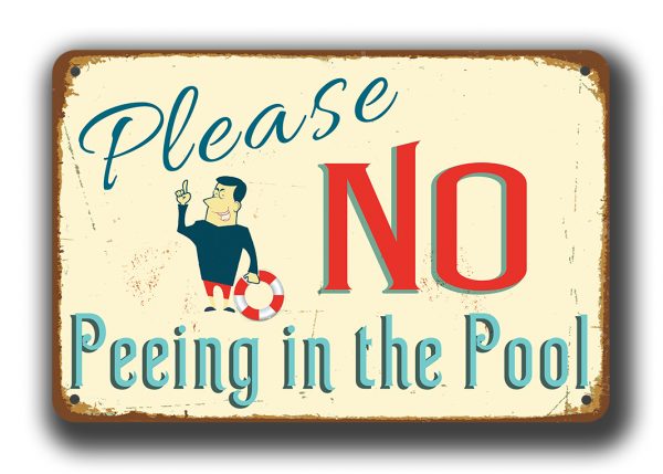 No Peeing in the Pool