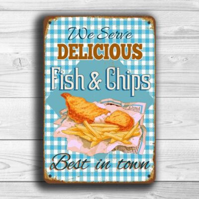 Fish and Chips Sign