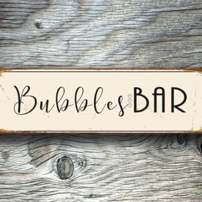 Bubbles Bar Sign