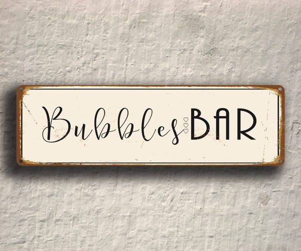 Bubbles Bar Sign