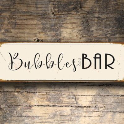 Bubbles Bar Sign