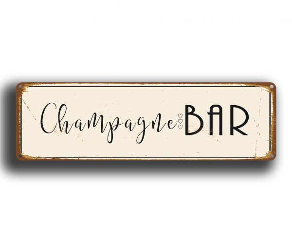 Champagne Bar Sign