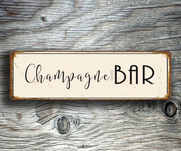 Champagne Bar Sign