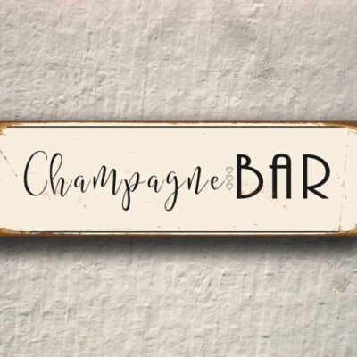 Champagne Bar Sign