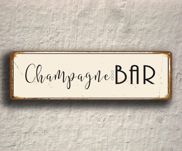 Champagne Bar Sign