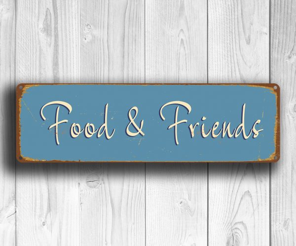 Food and Friends Sign