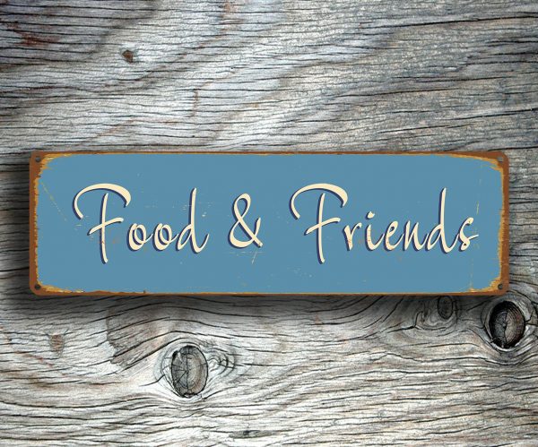 Food and Friends Sign