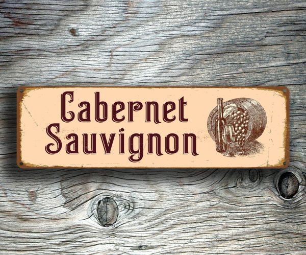 Cabernet Sauvignon Bar Sign