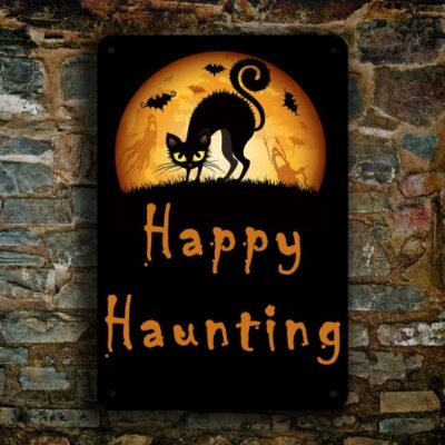 Happy Haunting Sign