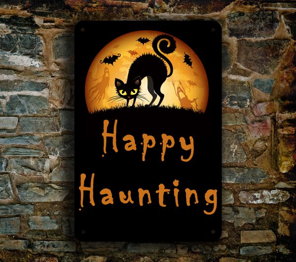 Happy Haunting Sign