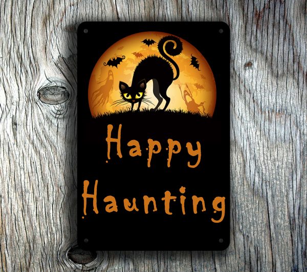 Happy Haunting Sign