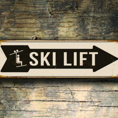 Ski Lift Sign
